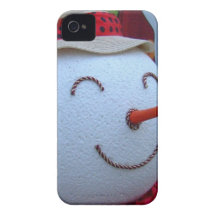 Bonhomme de neige coques iPhone 4 Case-Mate