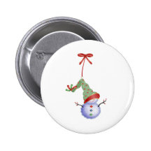 Bonhomme de neige de Noël Pin's