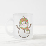 Bonhomme de neige de Noël Tasse À Café