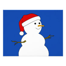 bonhomme de neige invitations