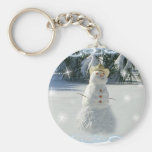 Bonhomme de neige Keychain Porte-clefs