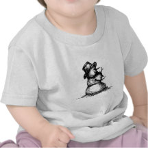 Bonhomme de neige t-shirt