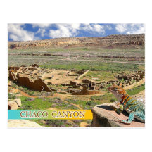 Bonito de pueblo, canyon de Chaco, Nouveau Mexique Cartes Postales