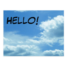 Bonjour ! Carte postale