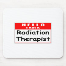 Bonjour, je suis un Nametag de thérapeute de rayon Tapis De Souris