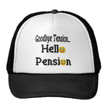 Bonjour pension de retraite casquettes de camionneur