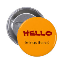 BONJOUR, (sans le "o ") Badges