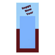 Bonne année carte double customisable