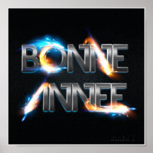 Bonne année posters