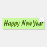 bonne année verte autocollants pour voiture