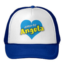 Bonnet - J'aime t'Angola Coeur Casquette