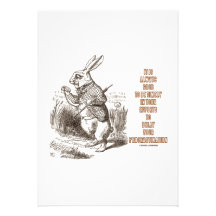 Bons efforts opportuns de retarder le votre (lapin invitations personnalisées