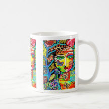 Boom van de Godin van het Paradijs van het Leven Koffie Mok