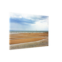 Bord de la mer et kitesurf en Ecosse Impression Sur Toile