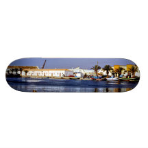 Bord de la mer I du Portugal - saphir et magie cra Skateboards Personnalisables