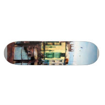 Bord de mer Bridgetown Barbade Plateaux De Skateboards