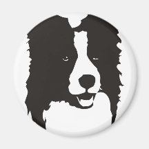 Border collie koelkast magneten