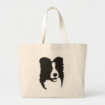 Border collie sac de toile