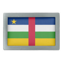Boucle de ceinture de drapeau de la république cen