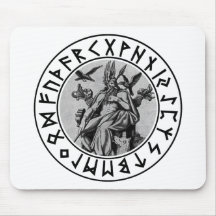 bouclier d'Odin de mousepad Tapis De Souris