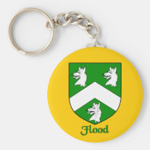 Bouclier Keychain de famille d'inondation Porte-clef
