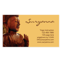 Bouddha Modèles De Cartes De Visite