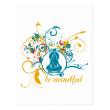 Bouddha soit conscient carte postale