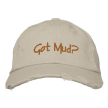 Boue obtenue ? pour le potier dans votre vie ! chapeau brodé