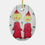 Bougies de Noël de cru Ornements De Noël