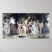 Bouguereau - La Jeunesse de Bacchus Posters
