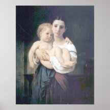 Bouguereau - La Soeur Ainee Affiches