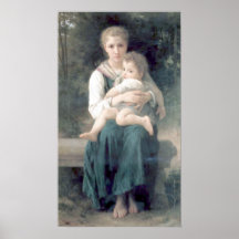 Bouguereau - Les Deux Soeurs Affiches