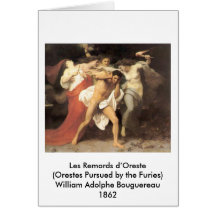 Bouguereau - Les Remords d'Oreste Wenskaarten