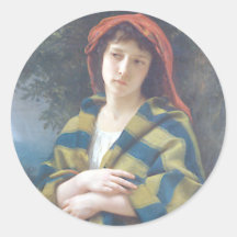Bouguereau - l'Orage pendant Adhésif