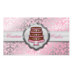 Boulangerie étincelante de gâteau de damassé de co carte de visite
