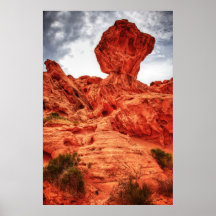 Boulder équilibré posters