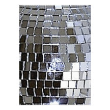 Boule argentée de disco invitation personnalisée