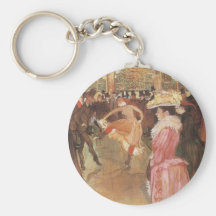 Boule chez le Moulin rouge par Toulouse Lautrec Porte-clefs