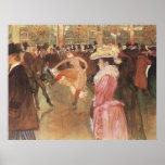 Boule chez le Moulin rouge par Toulouse Lautrec Affiches