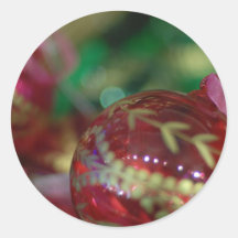 Boule de décoration d'acclamation de Noël Autocollant
