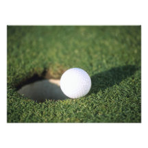 Boule de golf impressions photographiques