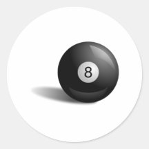 Boule de la piscine huit adhésifs ronds