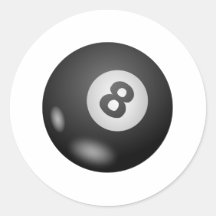 Boule de la piscine huit adhésifs ronds