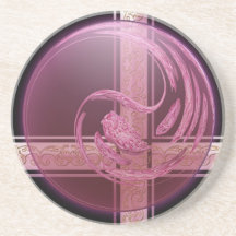 Boule en verre dessous de verres