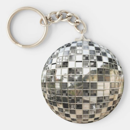 Boule Keychain de miroir Porte-clés