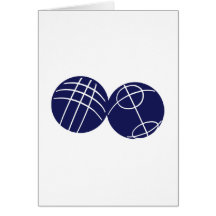 Boule petanque kaart