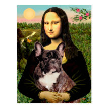 Bouledogue français (br10) - Mona Lisa Cartes Postales
