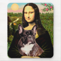 Bouledogue français (br10) - Mona Lisa Tapis De Souris