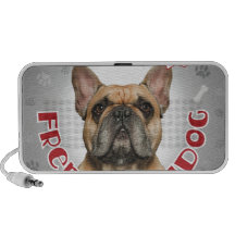 Bouledogue français haut-parleurs mp3