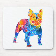 Bouledogue français tapis de souris